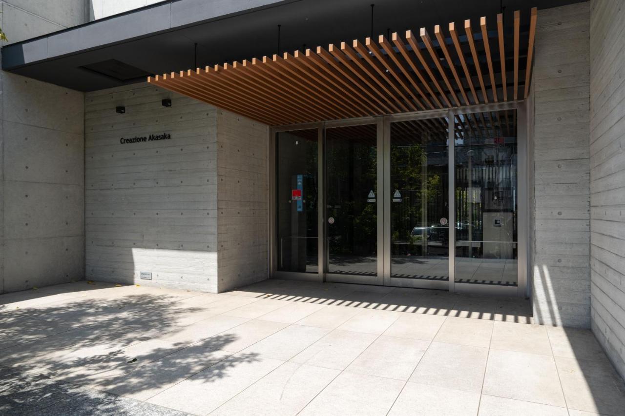 Ferienwohnung Creazione Akasaka -高速wifi- Präfektur Tokio Exterior foto