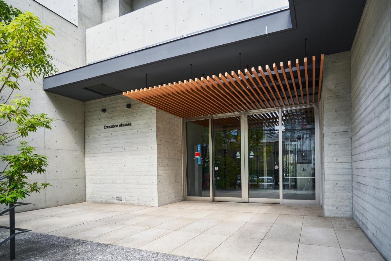 Ferienwohnung Creazione Akasaka -高速wifi- Präfektur Tokio Exterior foto